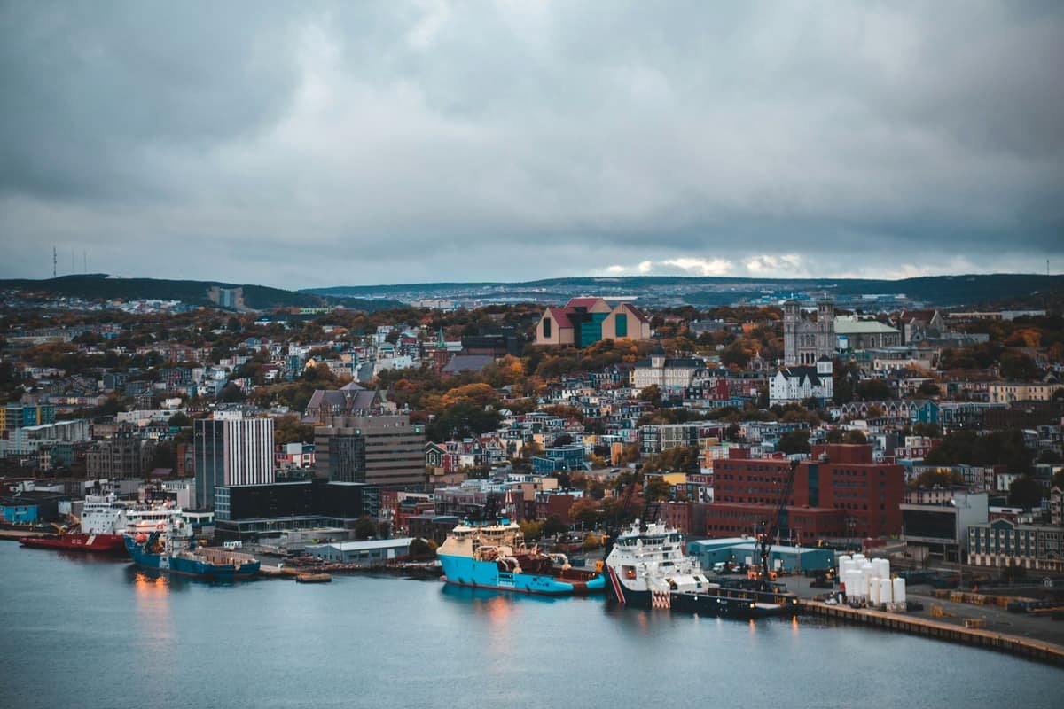 Buildings near body of water in St. John's, Newfoundland and Labrador