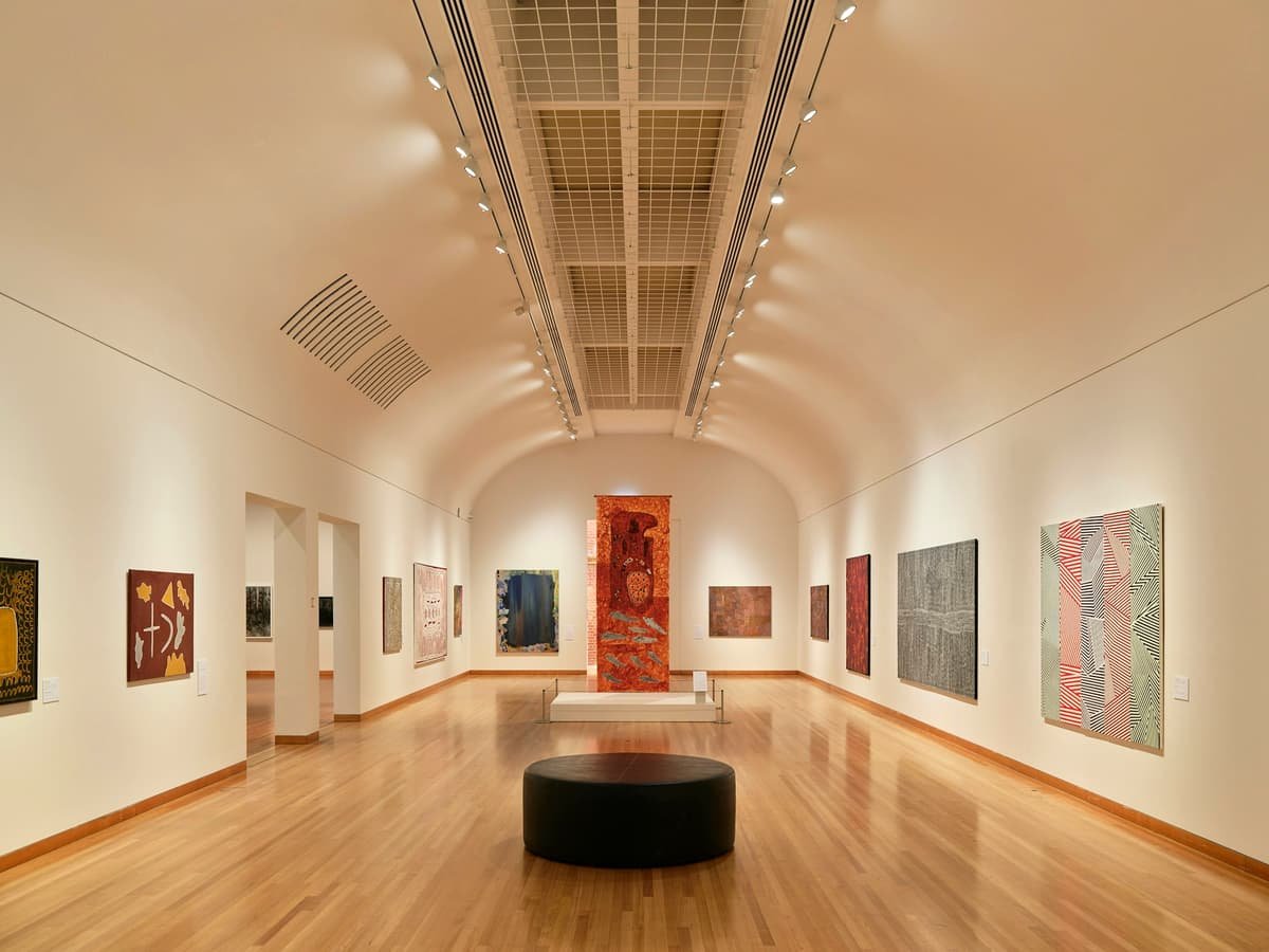 A room with a lot of paintings on the walls: date idea in the Northwest Territories