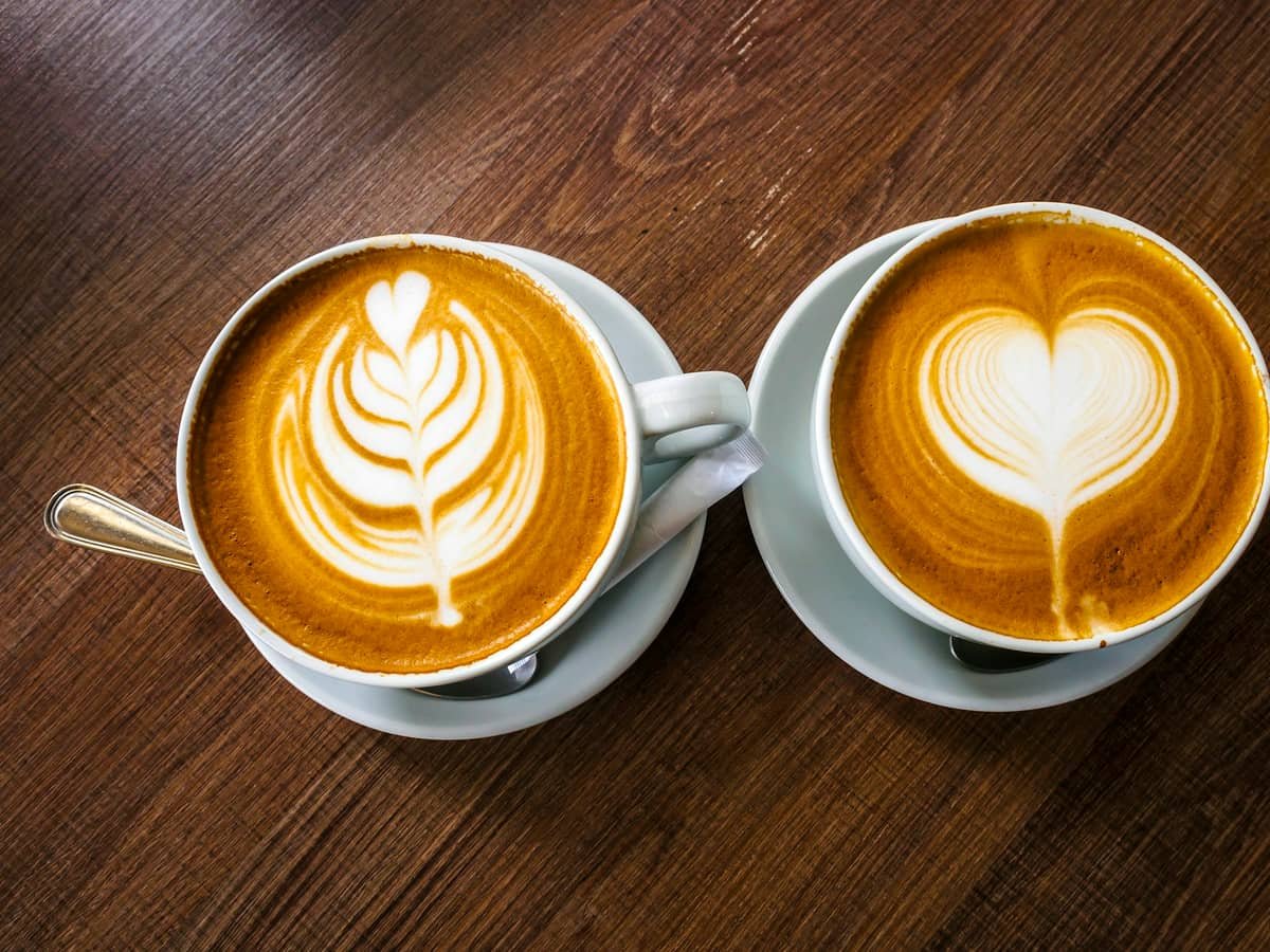 White ceramic cup with cappuccino: date idea in Nunavut